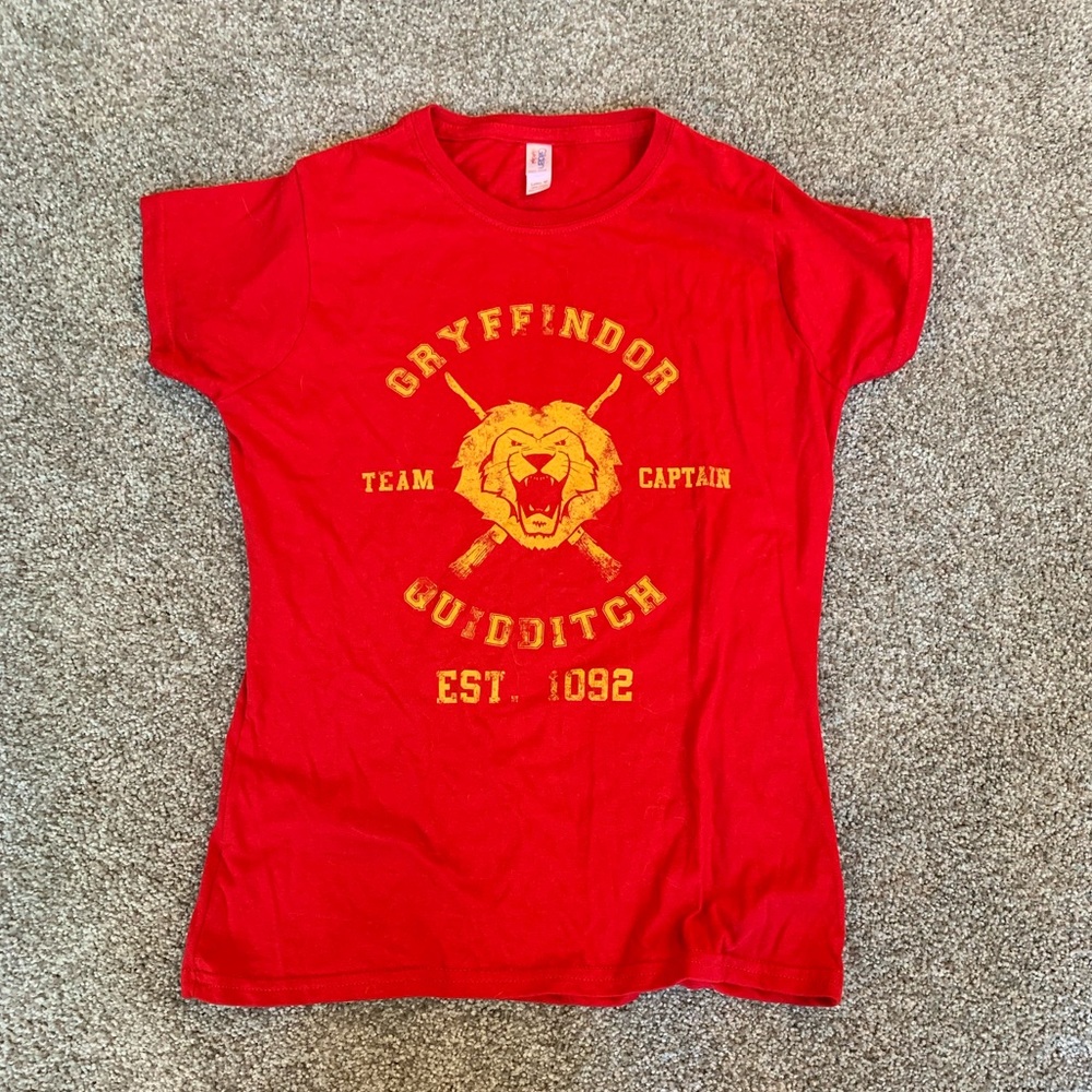 Harry Potter: Gryffindor Team Captain Shirt NWOT